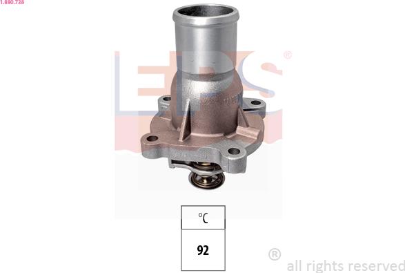 EPS 1.880.738 - Termostato, Refrigerante www.autoricambi360.it