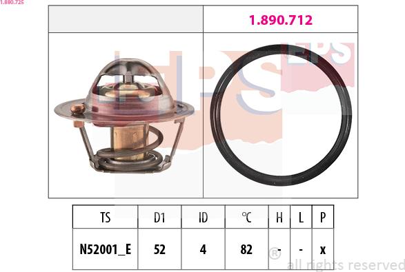 EPS 1.880.725 - Termostato, Refrigerante www.autoricambi360.it