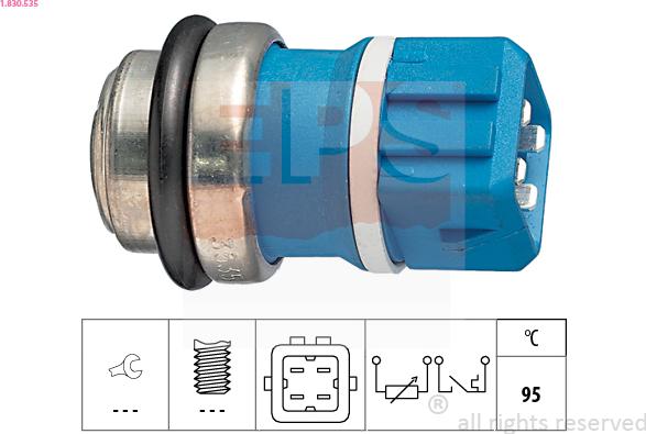 EPS 1.830.535 - Sensore, Temperatura refrigerante www.autoricambi360.it