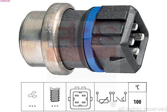 EPS 1.830.536 - Sensore, Temperatura refrigerante www.autoricambi360.it