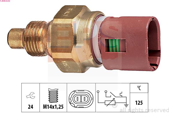 EPS 1.830.532 - Sensore, Temperatura refrigerante www.autoricambi360.it