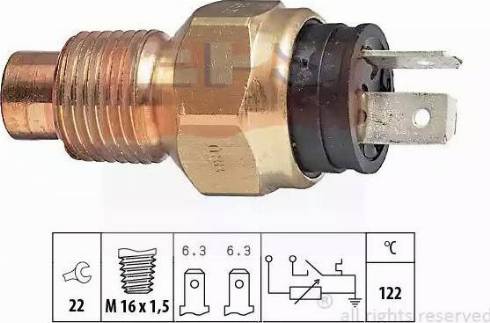 EPS 1.830.525 - Sensore, Temperatura refrigerante www.autoricambi360.it