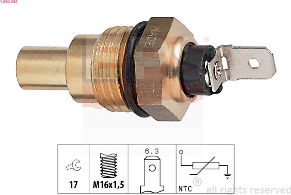 EPS 1.830.042 - Sensore, Temperatura refrigerante www.autoricambi360.it