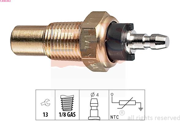 EPS 1.830.052 - Sensore, Temperatura refrigerante www.autoricambi360.it