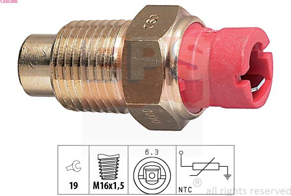EPS 1.830.000 - Sensore, Temperatura refrigerante www.autoricambi360.it