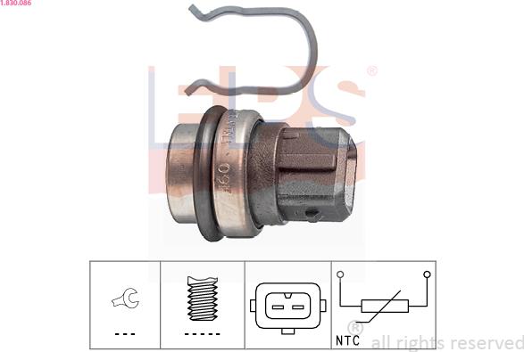 EPS 1.830.086 - Sensore, Temperatura refrigerante www.autoricambi360.it