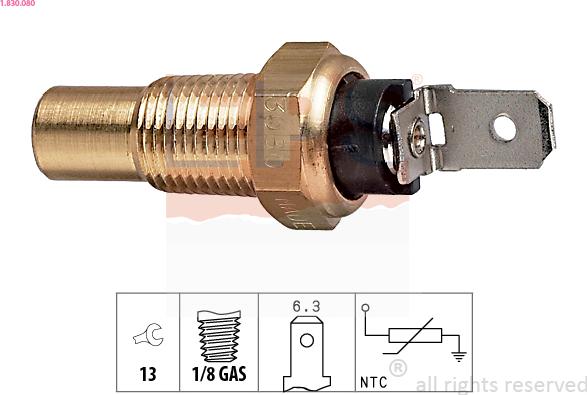 EPS 1.830.080 - Sensore, Temperatura refrigerante www.autoricambi360.it