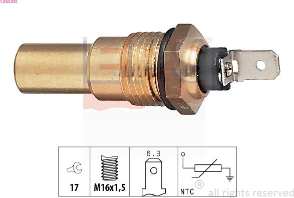EPS 1.830.035 - Sensore, Temperatura refrigerante www.autoricambi360.it