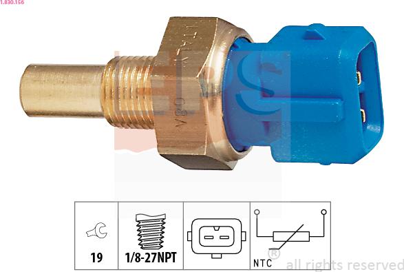 EPS 1.830.156 - Sensore, Temperatura refrigerante www.autoricambi360.it