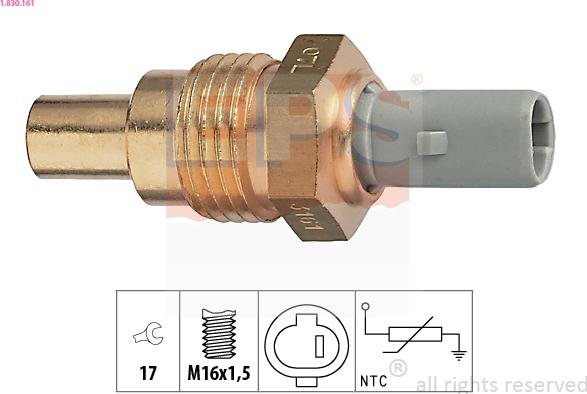 EPS 1.830.161 - Sensore, Temperatura refrigerante www.autoricambi360.it