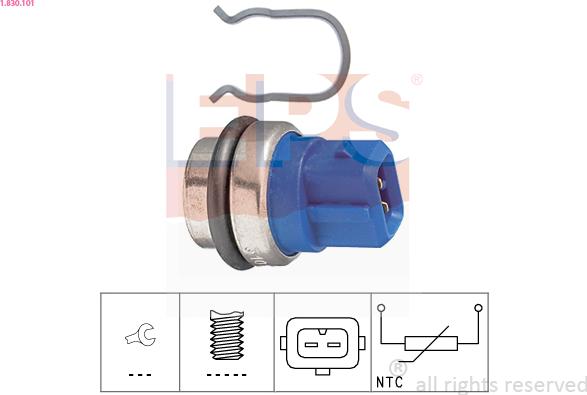 EPS 1.830.101 - Sensore, Temperatura refrigerante www.autoricambi360.it