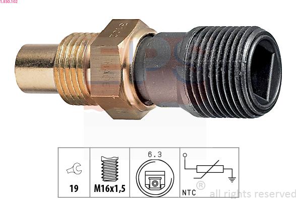 EPS 1.830.102 - Sensore, Temperatura refrigerante www.autoricambi360.it