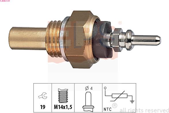 EPS 1.830.131 - Sensore, Temperatura refrigerante www.autoricambi360.it