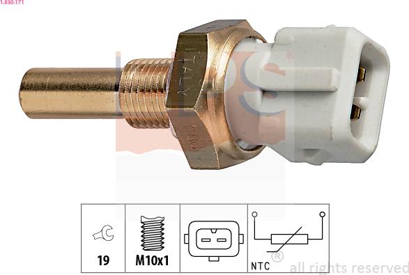 EPS 1.830.171 - Sensore, Temperatura refrigerante www.autoricambi360.it