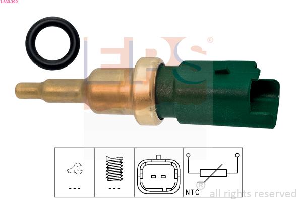 EPS 1.830.399 - Sensore, Temperatura refrigerante www.autoricambi360.it
