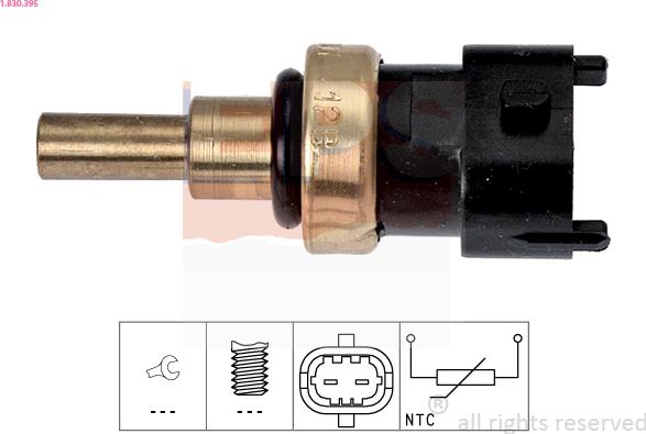 EPS 1.830.395 - Sensore, Temperatura refrigerante www.autoricambi360.it