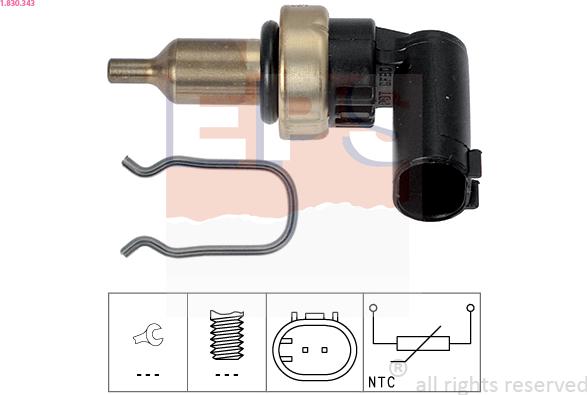 EPS 1.830.343 - Sensore, Temperatura refrigerante www.autoricambi360.it
