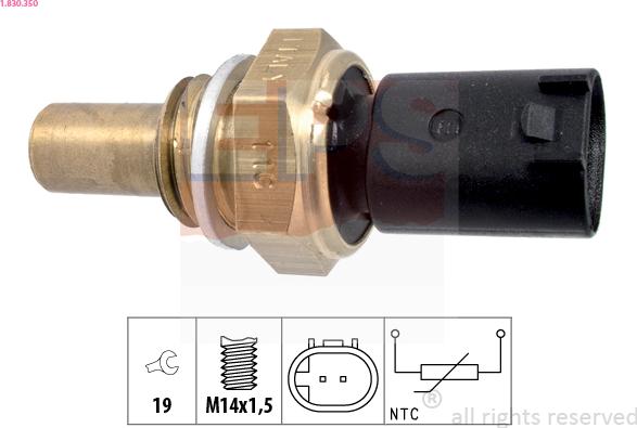 EPS 1.830.350 - Sensore, Temperatura olio www.autoricambi360.it