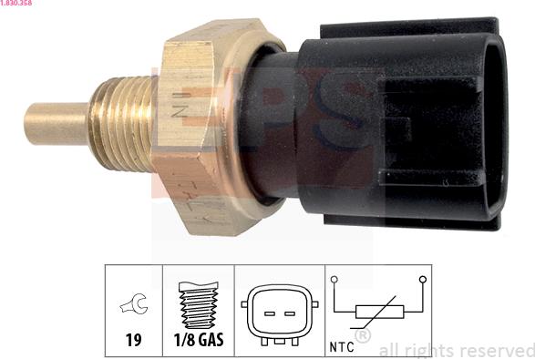 EPS 1.830.358 - Sensore, Temperatura olio www.autoricambi360.it