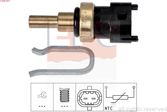 EPS 1.830.357 - Sensore, Temperatura refrigerante www.autoricambi360.it