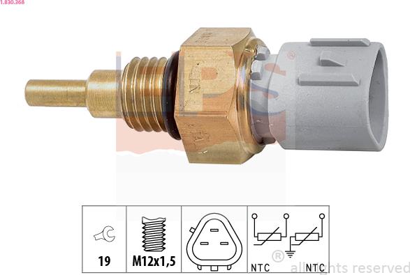 EPS 1.830.368 - Sensore, Temperatura refrigerante www.autoricambi360.it