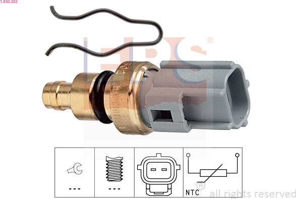 EPS 1.830.302 - Sensore, Temperatura refrigerante www.autoricambi360.it