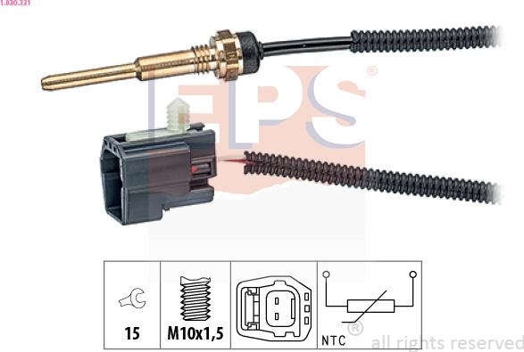 EPS 1.830.331 - Sensore, Temperatura refrigerante www.autoricambi360.it