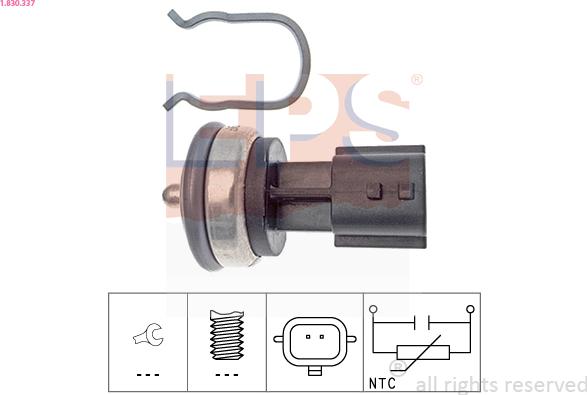 EPS 1.830.337 - Sensore, Temperatura refrigerante www.autoricambi360.it