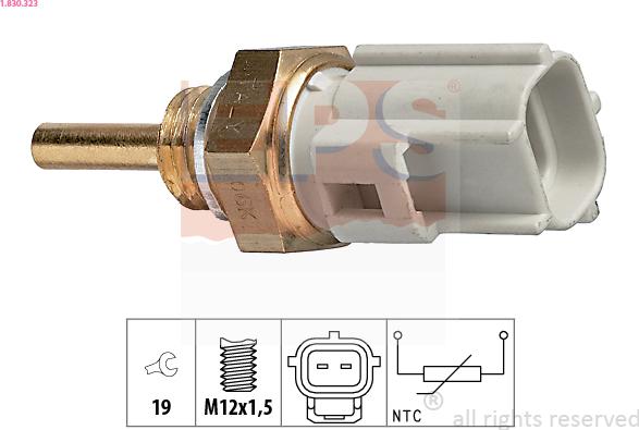 EPS 1.830.323 - Sensore, Temperatura refrigerante www.autoricambi360.it