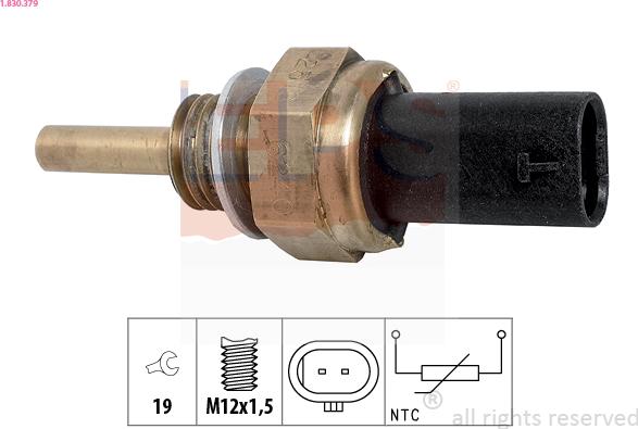 EPS 1.830.379 - Sensore, Temperatura refrigerante www.autoricambi360.it
