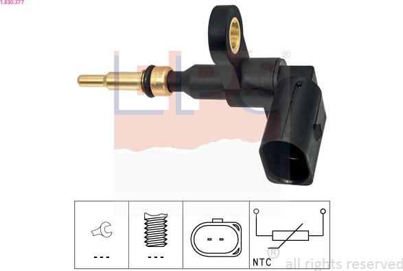EPS 1.830.377 - Sensore, Temperatura refrigerante www.autoricambi360.it
