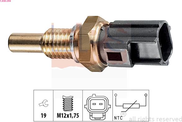 EPS 1.830.294 - Sensore, Temperatura refrigerante www.autoricambi360.it