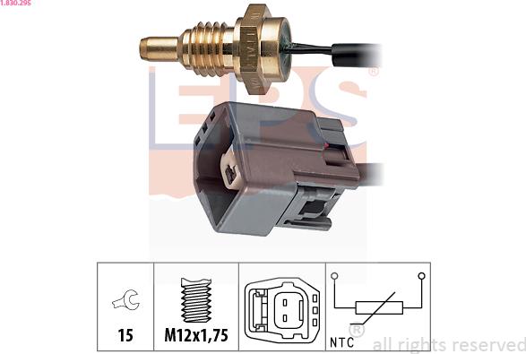 EPS 1.830.295 - Sensore, Temperatura refrigerante www.autoricambi360.it