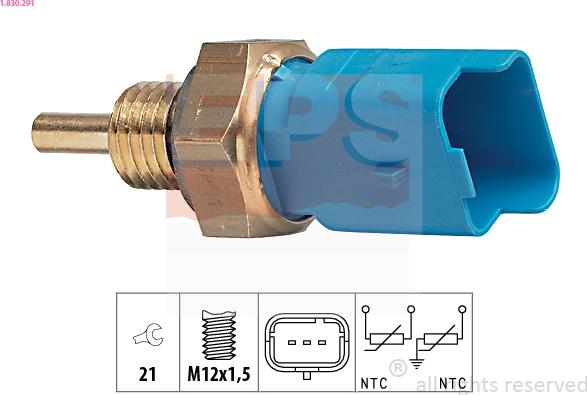 EPS 1.830.291 - Sensore, Temperatura refrigerante www.autoricambi360.it