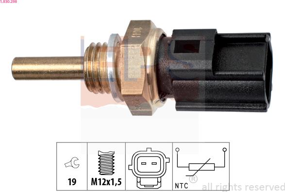 EPS 1.830.298 - Sensore, Temperatura refrigerante www.autoricambi360.it