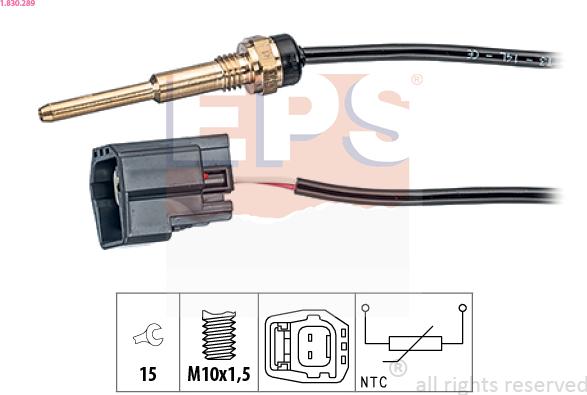 EPS 1.830.289 - Sensore, Temperatura refrigerante www.autoricambi360.it