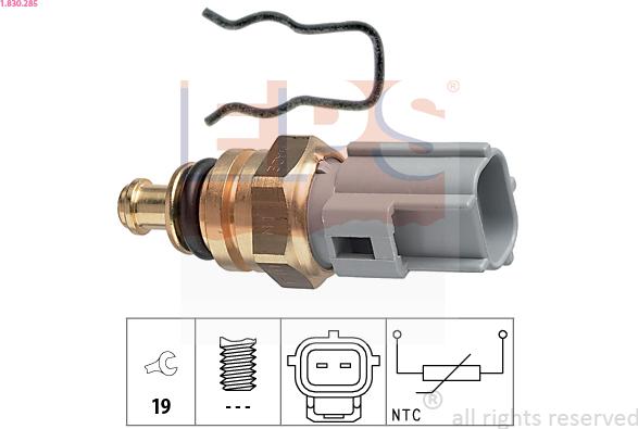 EPS 1.830.285 - Sensore, Temperatura refrigerante www.autoricambi360.it