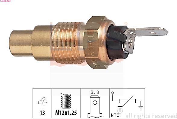 EPS 1.830.223 - Sensore, Temperatura refrigerante www.autoricambi360.it