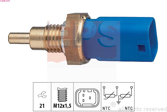 EPS 1.830.275 - Sensore, Temperatura refrigerante www.autoricambi360.it