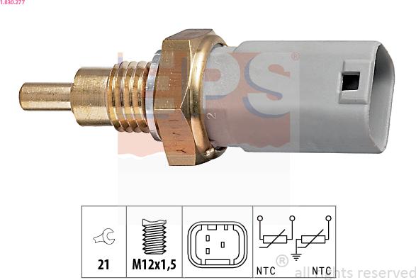 EPS 1.830.277 - Sensore, Temperatura refrigerante www.autoricambi360.it