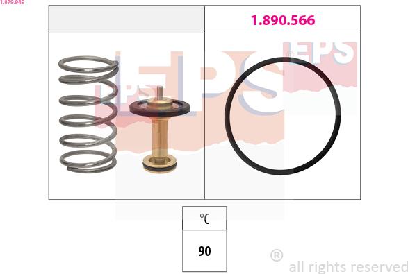 EPS 1.879.945 - Termostato, Refrigerante www.autoricambi360.it