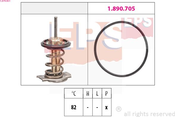 EPS 1.879.951 - Termostato, Refrigerante www.autoricambi360.it