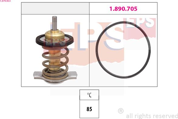 EPS 1.879.953 - Termostato, Refrigerante www.autoricambi360.it