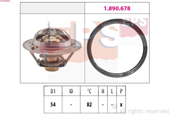 EPS 1.879.923 - Termostato, Refrigerante www.autoricambi360.it