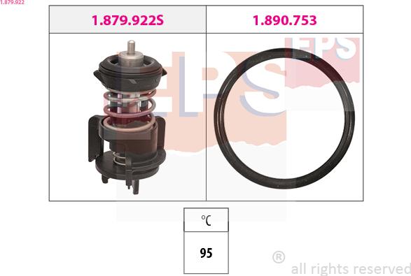 EPS 1.879.922 - Termostato, Refrigerante www.autoricambi360.it