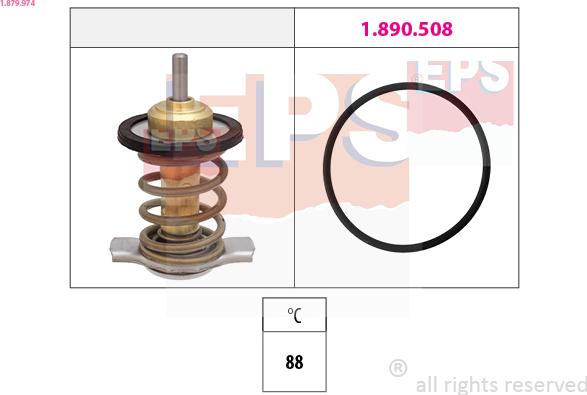 EPS 1.879.974 - Termostato, Refrigerante www.autoricambi360.it