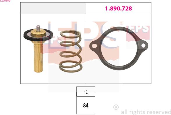 EPS 1.879.970 - Termostato, Refrigerante www.autoricambi360.it