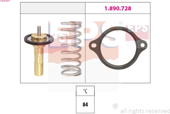 EPS 1.879.971 - Termostato, Refrigerante www.autoricambi360.it