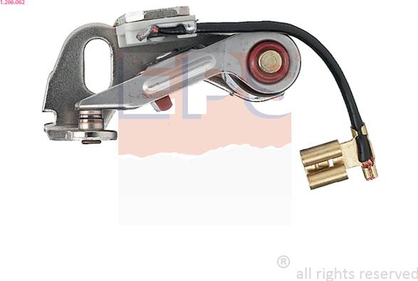EPS 1.206.062 - Kit contatti, Distributore di accensione www.autoricambi360.it