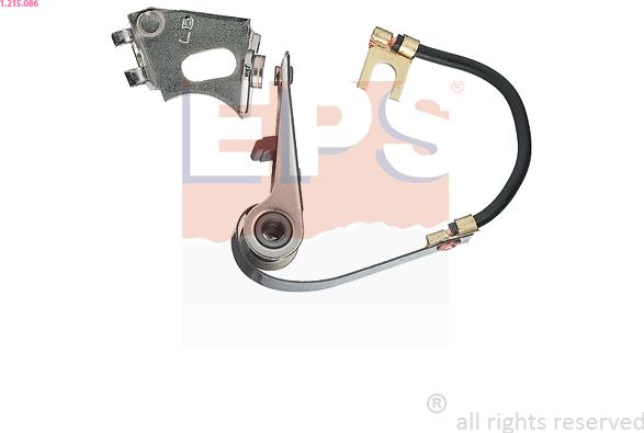 EPS 1.215.086 - Kit contatti, Distributore di accensione www.autoricambi360.it